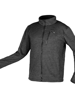 Bluza rozpinana OUTDOOR, pique, szara, rozmiar XXL