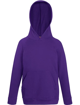 Fruit of the Loom Kids Lightweight Hooded Sweat Dětská mikina s kapucí 16.2009 purple Fruit of the Loom Kids Lightweight Hooded Sweat Dětská mikina s kapucí 16.2009 purple