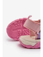 Dětské sandály na suchý zip Big Star NN374238 Růžové Dětské sandály na suchý zip Big Star NN374238 Růžové