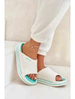 Dámské Pantofle Na Platformě Big Star NN274A038 Bílo-Mátové