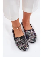 Kožené Baletky Se Vzorem Maciejka T1930-39 Černé