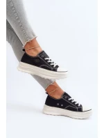 Dámské tenisky na masivní podrážce Big Star Black Dámské tenisky na masivní podrážce Big Star Black