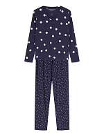 Dámské pyžamo Henderson 45425 Gitte, dlouhé rukávy, velikosti S–2XL Dámské pyžamo Henderson 45425 Gitte, dlouhé rukávy, velikosti S–2XL