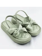 Zelené sandály na platformě (CM-58) Zelené sandály na platformě (CM-58)