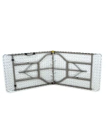 SKLÁDACÍ STOLEK V KABELU 180x70 cm MAX.100 kg BÍLÝ