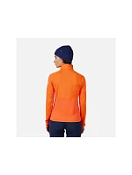 Dámská mikina ROSSIGNOL W Blackside Mix HZ Fleece, oranžová