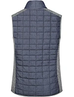 Daiber JN 739 Dámská pletená hybridní vesta 02.0739 light melange/anthracite melange Daiber JN 739 Dámská pletená hybridní vesta 02.0739 light melange/anthracite melange