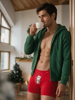 Boxerky Cornette 007/84 Cat 2 Christmas S–2XL