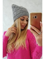 Fleecová čepice Marta K231 tmavě šedá