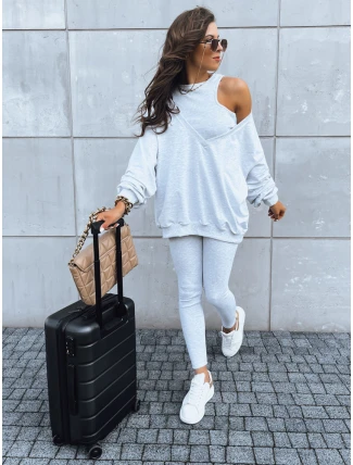 Dámský komplet 3 v 1 ASTRAL ATTIRE světle šedý FashionStreet AY0895