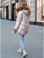 Dámská zimní bunda s kapucí WINTERCHIC růžová FashionStreet TY4441z