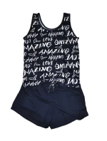 Dámské pyžamo De Lafense 611 Amazing S-2XL Dámské pyžamo De Lafense 611 Amazing S-2XL