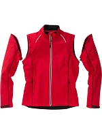 Daiber JN 1122 Pánská softshell bunda s odepínacími rukávy 02.1122 black/red Daiber JN 1122 Pánská softshell bunda s odepínacími rukávy 02.1122 black/red