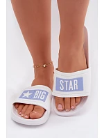 Dámské pantofle Big Star TT274A002 Bílomodré