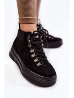 Boty Cross Jeans KK2R4074C Černé