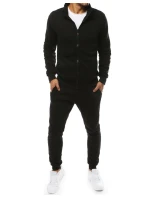 FashionStreet černá pánská tepláková souprava AX0229