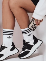 Dámské tenisky s plochou podrážkou NEWSTREET black FashionStreet ZY0587