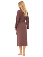 L&L 2505 dlouhý dámský viskózový župan M-2XL L&L 2505 dlouhý dámský viskózový župan M-2XL