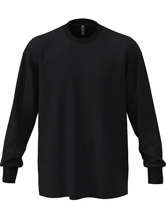 Next Level Apparel N 7211 Těžké oversize tričko s dlouhým rukávem 08.7211 black