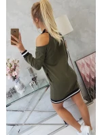 Kaki šaty Tres Chic