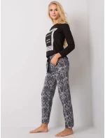 Pyžamo BR PI 3175 černé Pyžamo BR PI 3175 černé