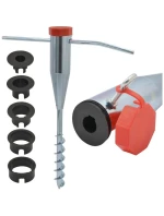 ZÁKLADNA PRO UPEVNĚNÍ DEŠTNÍKU 25-55 MM KOVOVÁ ŠROUBOVACÍ REDCLIFFS ZÁKLADNA PRO UPEVNĚNÍ DEŠTNÍKU 25-55 MM KOVOVÁ ŠROUBOVACÍ REDCLIFFS