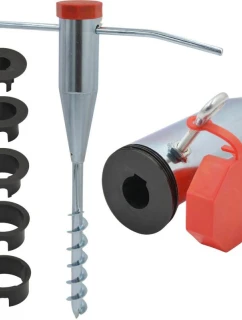 ZÁKLADNA PRO UPEVNĚNÍ DEŠTNÍKU 25-55 MM KOVOVÁ ŠROUBOVACÍ REDCLIFFS