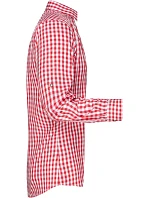 Daiber JN 638 Popelínová kostkovaná košile tradiční styl 02.0638 red/white