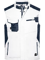Daiber JN 825 Pracovní zimní softshellová vesta - Strong 02.0825 white/carbon Daiber JN 825 Pracovní zimní softshellová vesta - Strong 02.0825 white/carbon