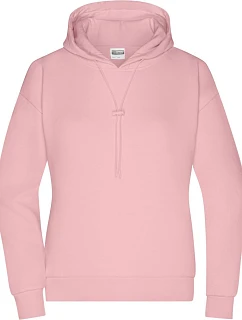 Daiber 8033 Dámská mikina s kapucí "Lounge" 02.8033 soft pink