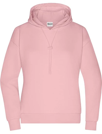 Daiber 8033 Dámská mikina s kapucí "Lounge" 02.8033 soft pink