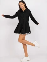 Dámské šaty-DHJ-SK-6801.63P-černé Dámské šaty-DHJ-SK-6801.63P-černé