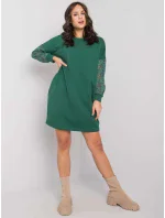 Šaty RV SK 7345.73 tmavě zelená Šaty RV SK 7345.73 tmavě zelená