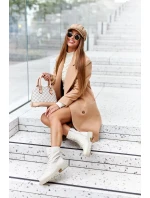 Kotníkové Ploché Workery Boty Béžové Rozelle