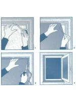 MOSKYTIÉRA NA OKNO 100X100 ČERNÝ POLYESTER + PÁSEK NA SUCHÝ ZIP