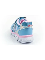 Leomil dětské sportovní boty tenisky Stitch lightweight Velcro LED blue