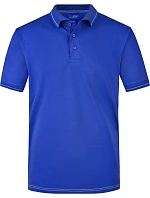 Daiber JN 569 Pánské žerzejové elastické polo 02.0569 royal/white