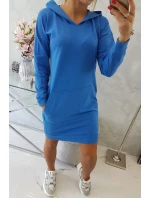 Šaty s kapucí chrpa Šaty s kapucí chrpa