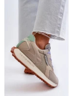 Dámské tenisky na platformě s paměťovou pěnou Big Star NN274681 béžové