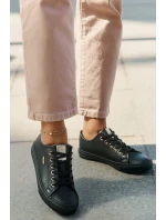 Dámské Tenisky Z Eko Kůže Big Star RR274749 Černé