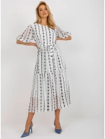 LK SK šaty 508963 1.38 bílá a černá
