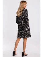 M521 Šaty s nařasenými rukávy - model 8 M521 Šaty s nařasenými rukávy - model 8