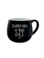 EVERY DEJ IS GUD DEJ - černý keramický hrníček 300 ml
