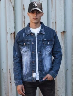 Pánská modrá džínová bunda FashionStreet TX4851