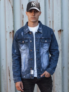 Pánská modrá džínová bunda FashionStreet TX4851