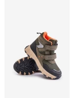 Zateplené Sněhové Boty Dětské Big Star OO374129 Khaki