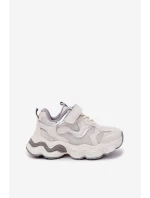 Dětské Tenisky Na Silné Podešvi Bílé Lianees