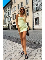 Dámské otevřené ploché sandály z umělé kůže Černé Santoria Dámské otevřené ploché sandály z umělé kůže Černé Santoria