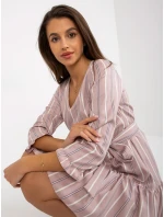 Dámské šaty LK SK 507973 tmavě růžová Dámské šaty LK SK 507973 tmavě růžová