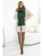 619-1 Pohodlný a elegantní žebrovaný dámský overal s výstřihem - moka pěna 619-1 Pohodlný a elegantní žebrovaný dámský overal s výstřihem - moka pěna